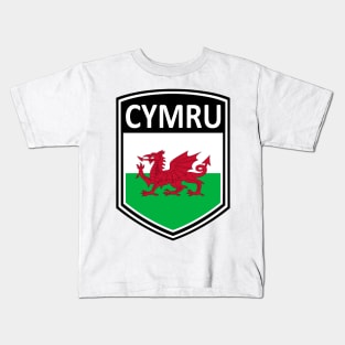 Flag Shield - Cymru Kids T-Shirt